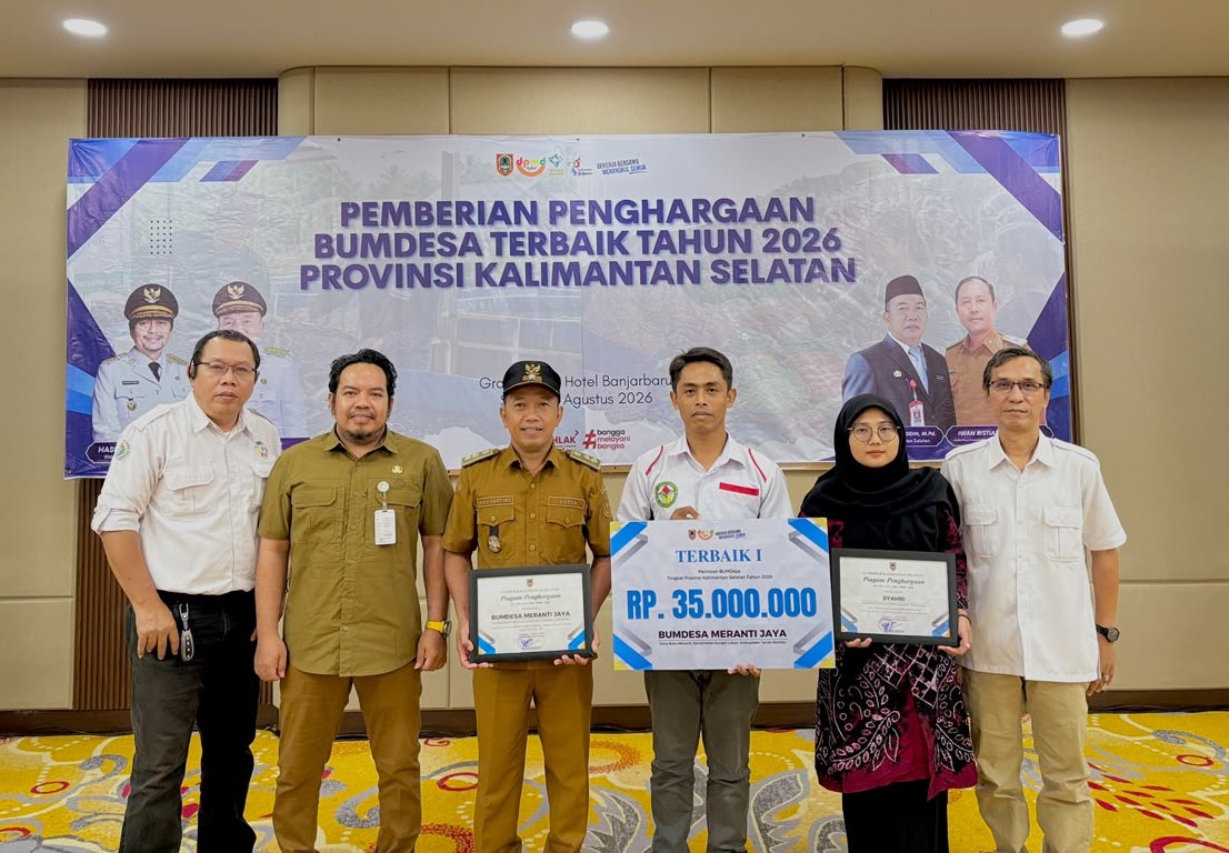 BUMDesa Meranti Jaya Tanah Bumbu Raih Predikat Terbaik I se-Kalimantan Selatan 2026