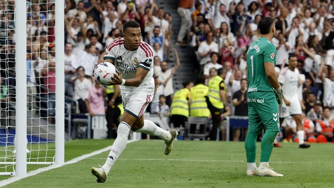 Real Madrid Vs Malaga: Mbappe dkk Menang Telak 4-0