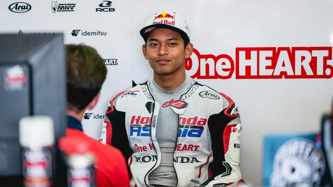 Veda Ega Jalani Latihan Spesial Dibuntuti Marc Marquez