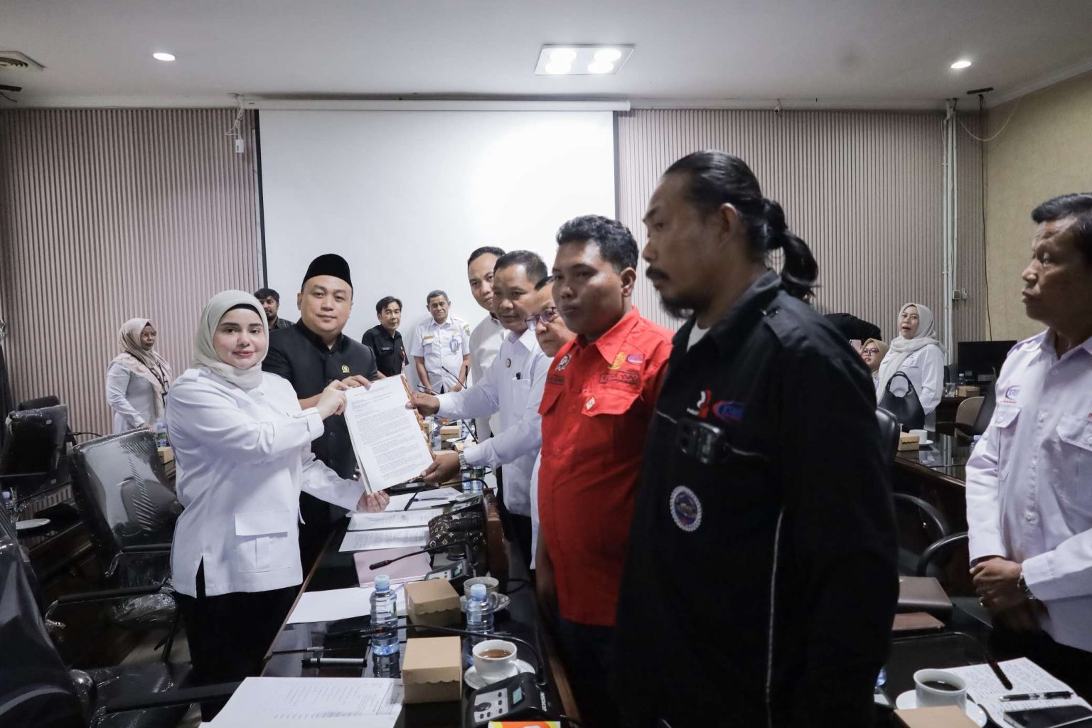 Komisi IV DPRD Kalsel Terima Aspirasi Buruh Terkait RUU Perlindungan Ketenagakerjaan
