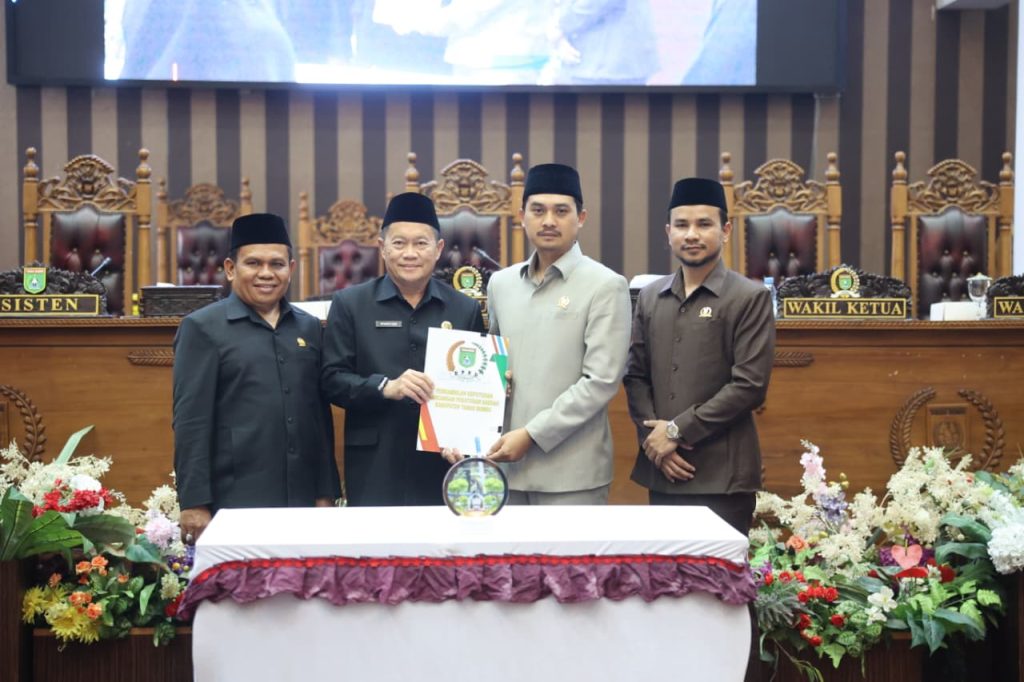 Tiga Raperda Disetujui dalam Rapat Paripurna DPRD Tanah Bumbu
