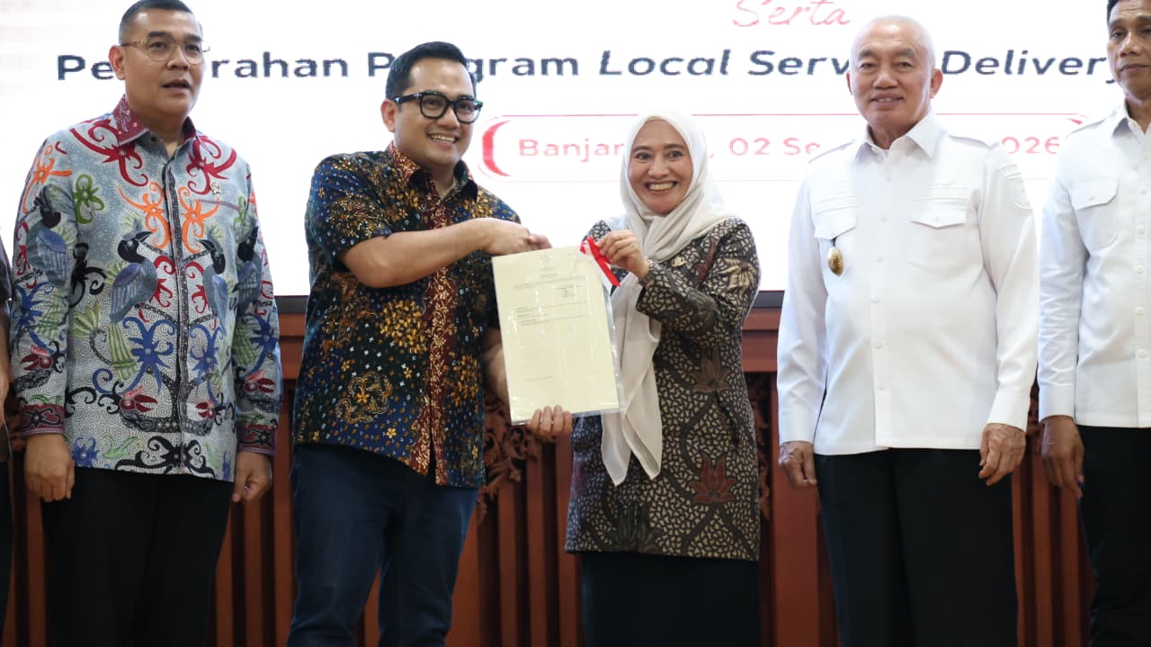 Pemkab Tanah Bumbu Terima Sertifikat Aset BMD