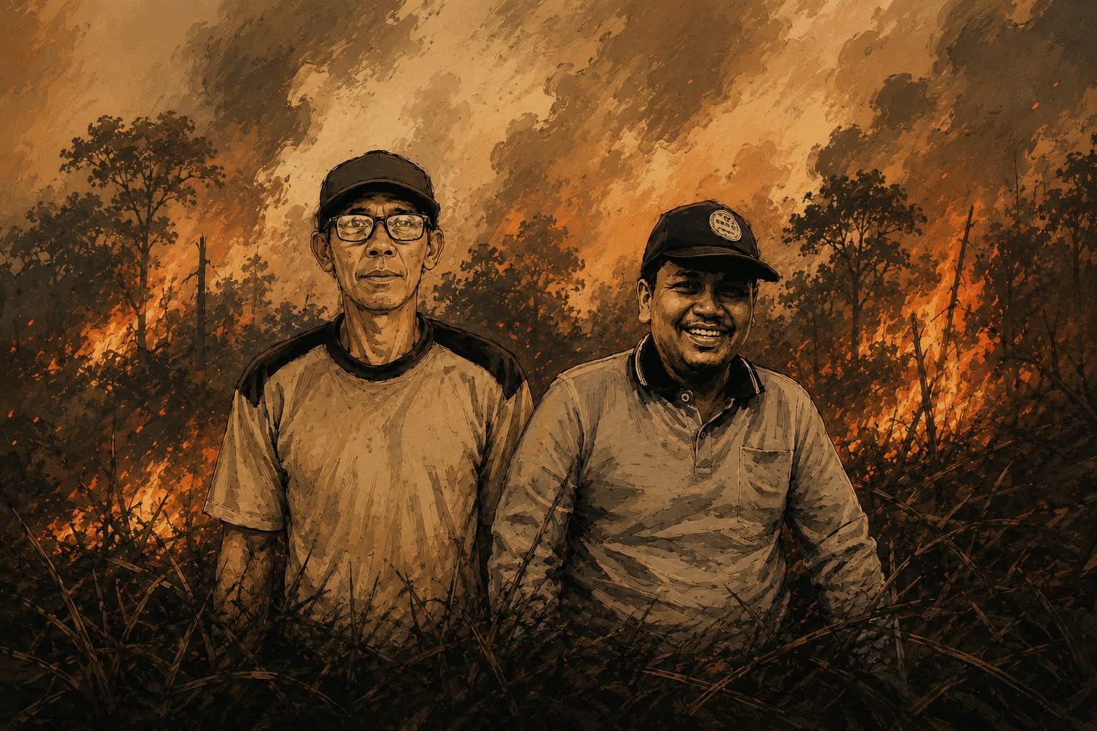 Semua Mata Tertuju ke Kalimantan Tengah, Dua Relawan Gugur Saat Tangani Karhutla