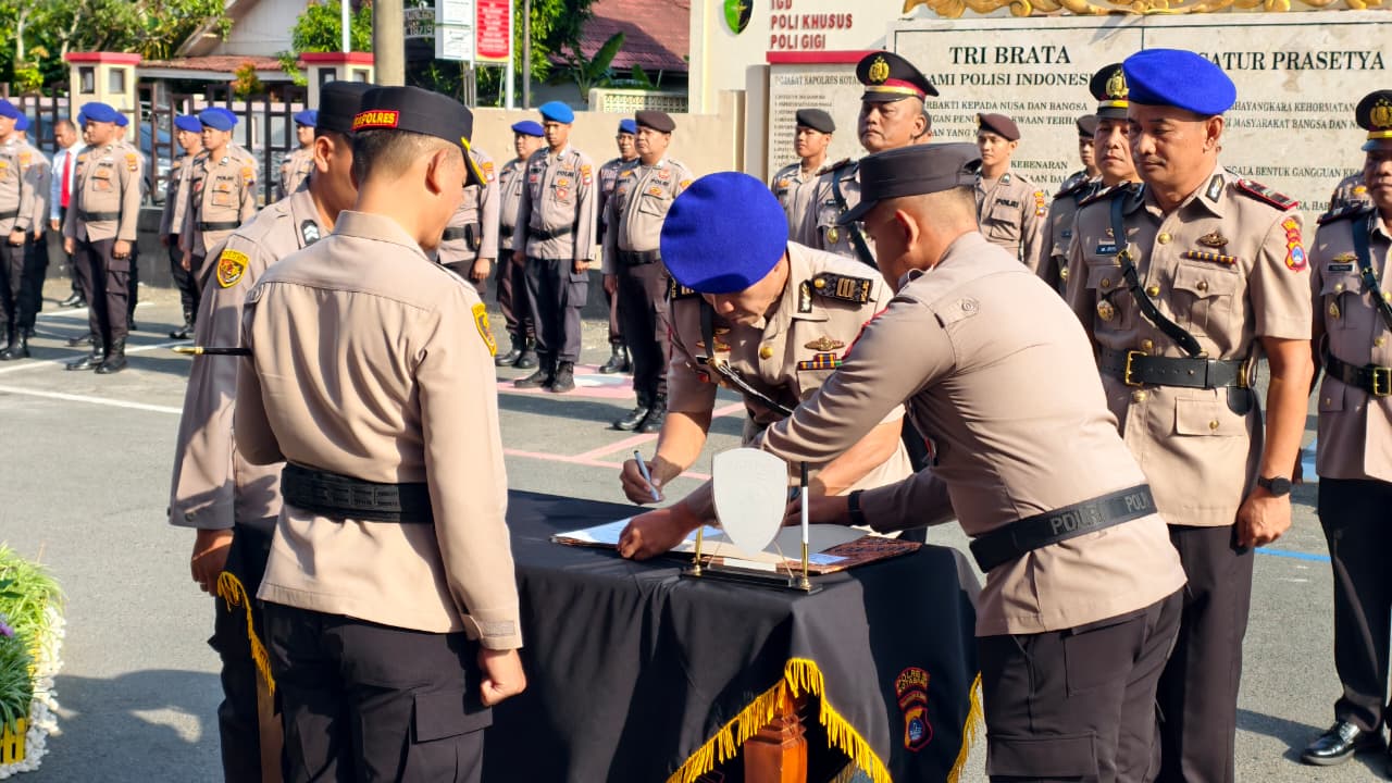 Empat Jabatan Berganti, Kapolres Kotabaru Tekankan Pengabdian dan Integritas