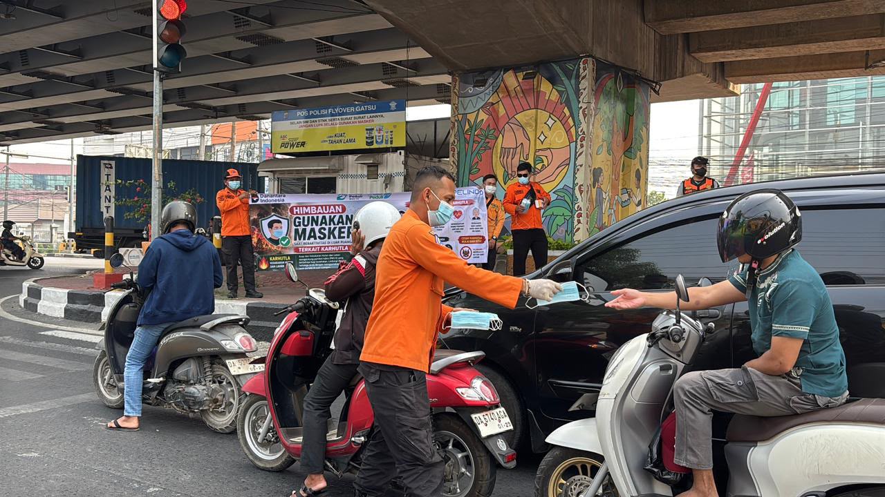 Dampak Karhutla Kian Terasa, Pemko Banjarmasin Siapkan Posko dan Bagikan Ribuan Masker