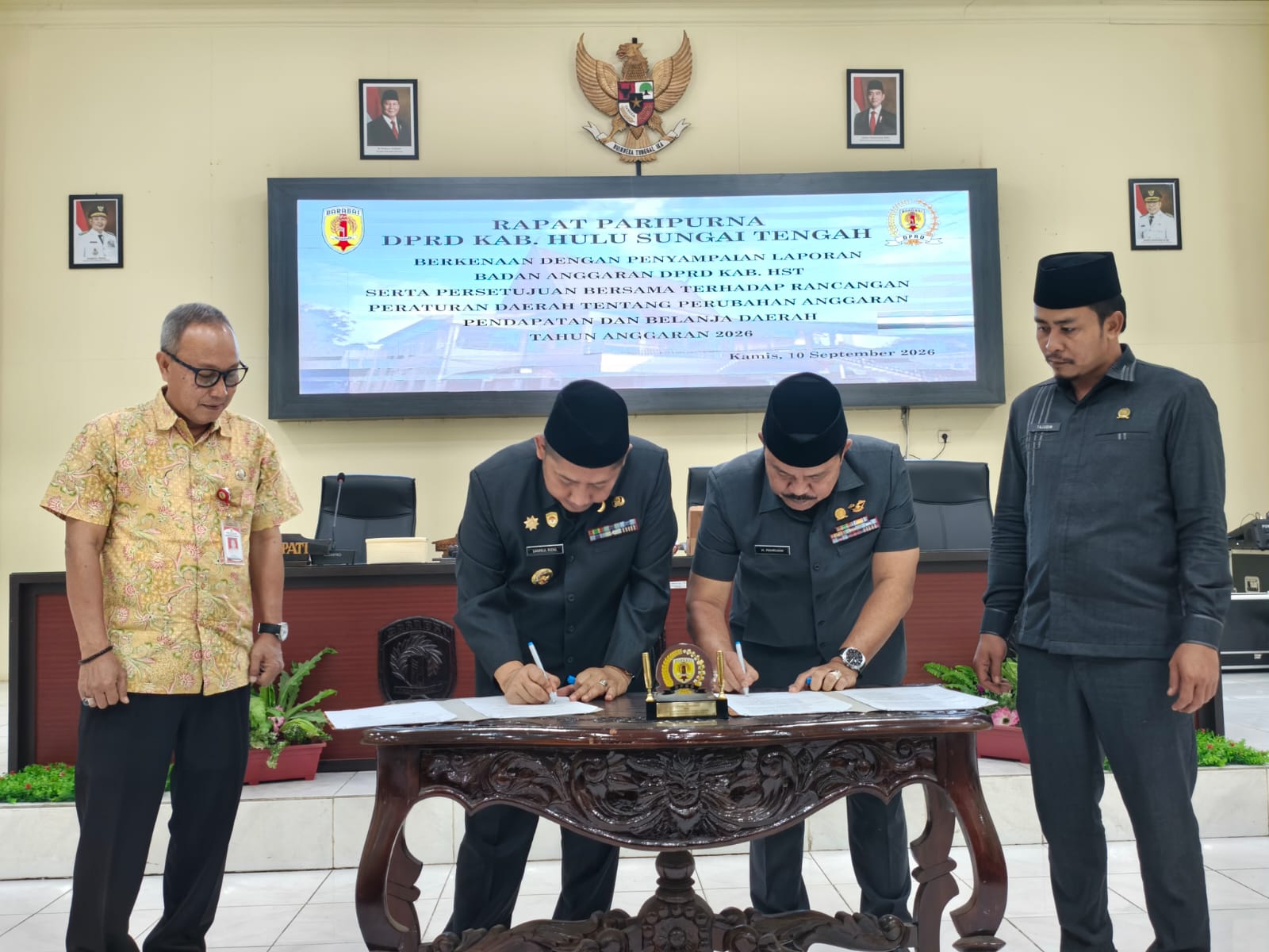APBD Perubahan Tahun 2026 Disetujui, Samsul Rizal Apresiasi DPRD HST