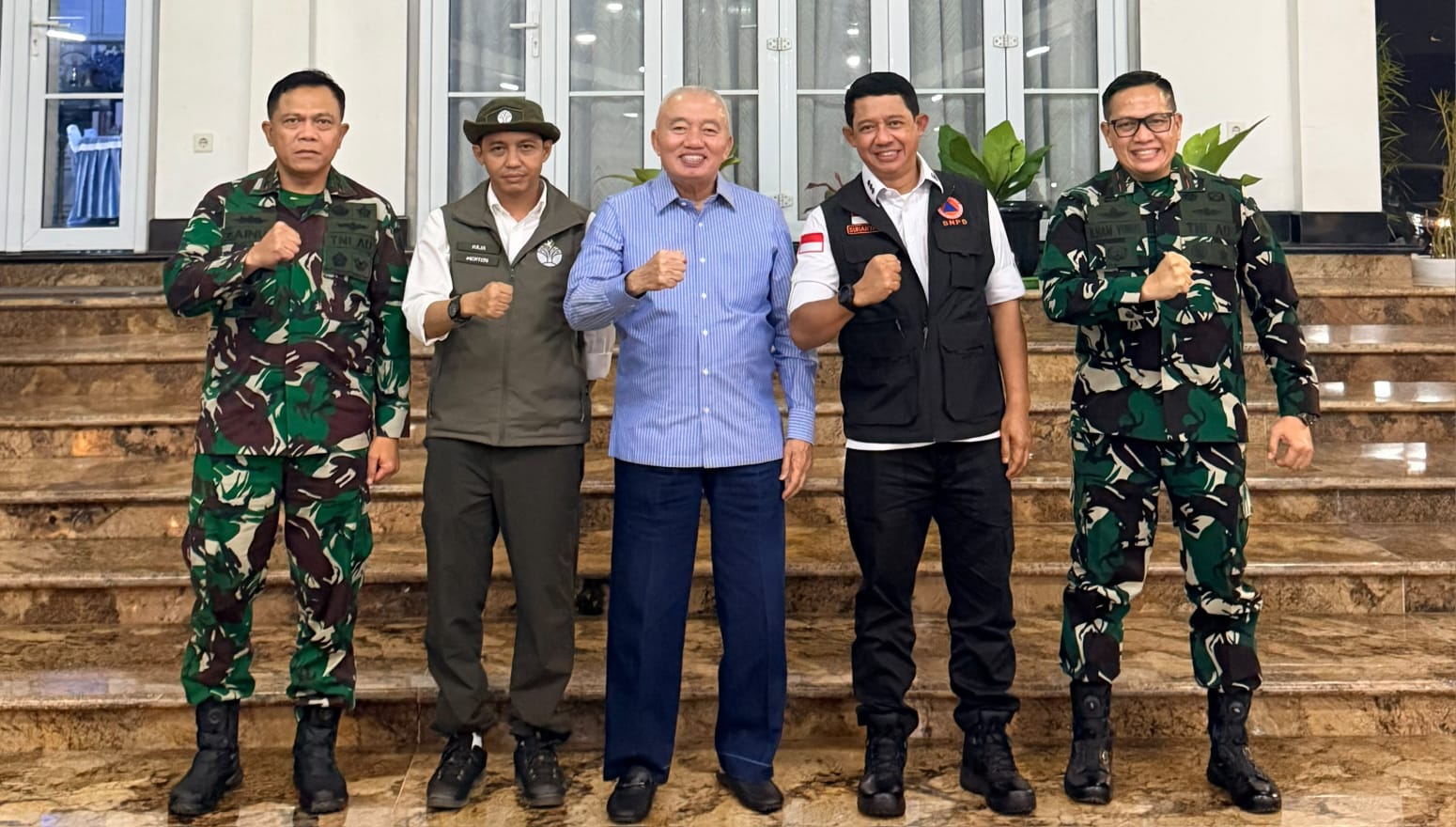 Gubernur Kalsel Sinergi Penguatan Penanganan Kahutla Bersama Menteri Kehutanan dan Kepala BNPB