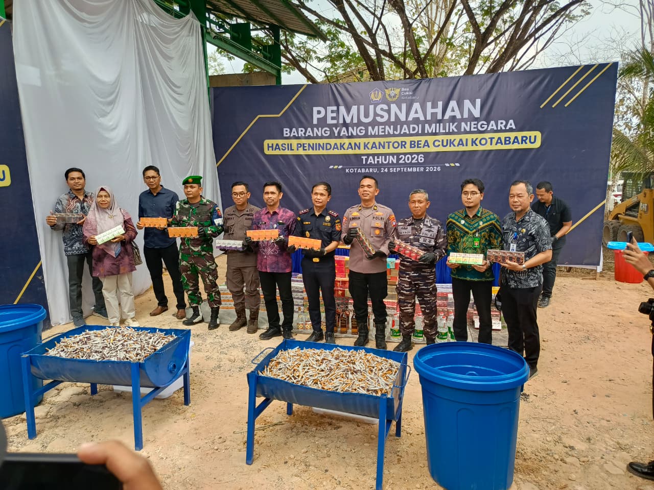 612 Ribu Rokok Ilegal Dimusnahkan, Potensi Kerugian Negara Rp498 Juta