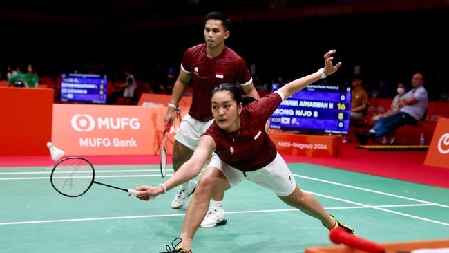 Amri/Nita Berpeluang Raih Emas Pertama Ganda Campuran setelah 44 Tahun
