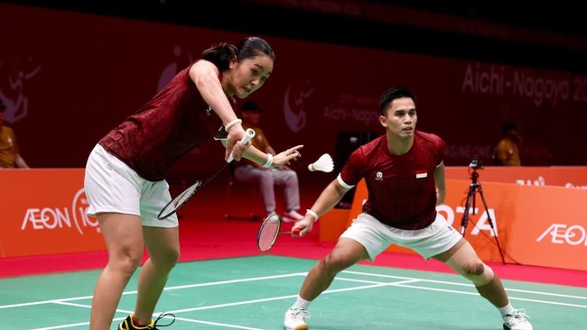 Amri/Nita Kalah, Puasa 44 Tahun Emas Asian Games Ganda Campuran Lanjut