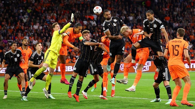 Hasil Lengkap UEFA Nations League: Belanda vs Jerman Imbang