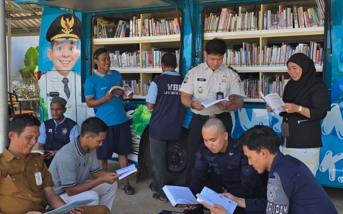 Layanan Perpustakaan Keliling Hadir di Lapas Batulicin, Dorong Budaya Literasi Warga Binaan