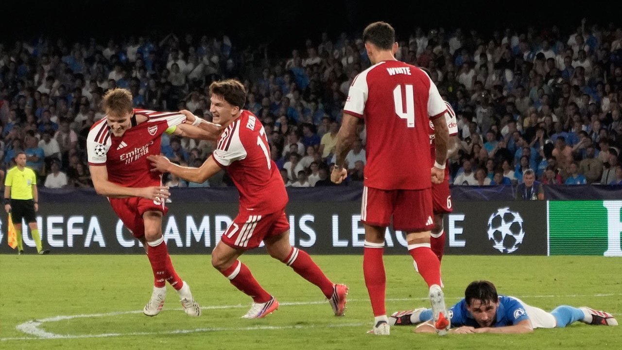Hasil Liga Champions: Odegaard Pahlawan Arsenal Kalahkan Napoli