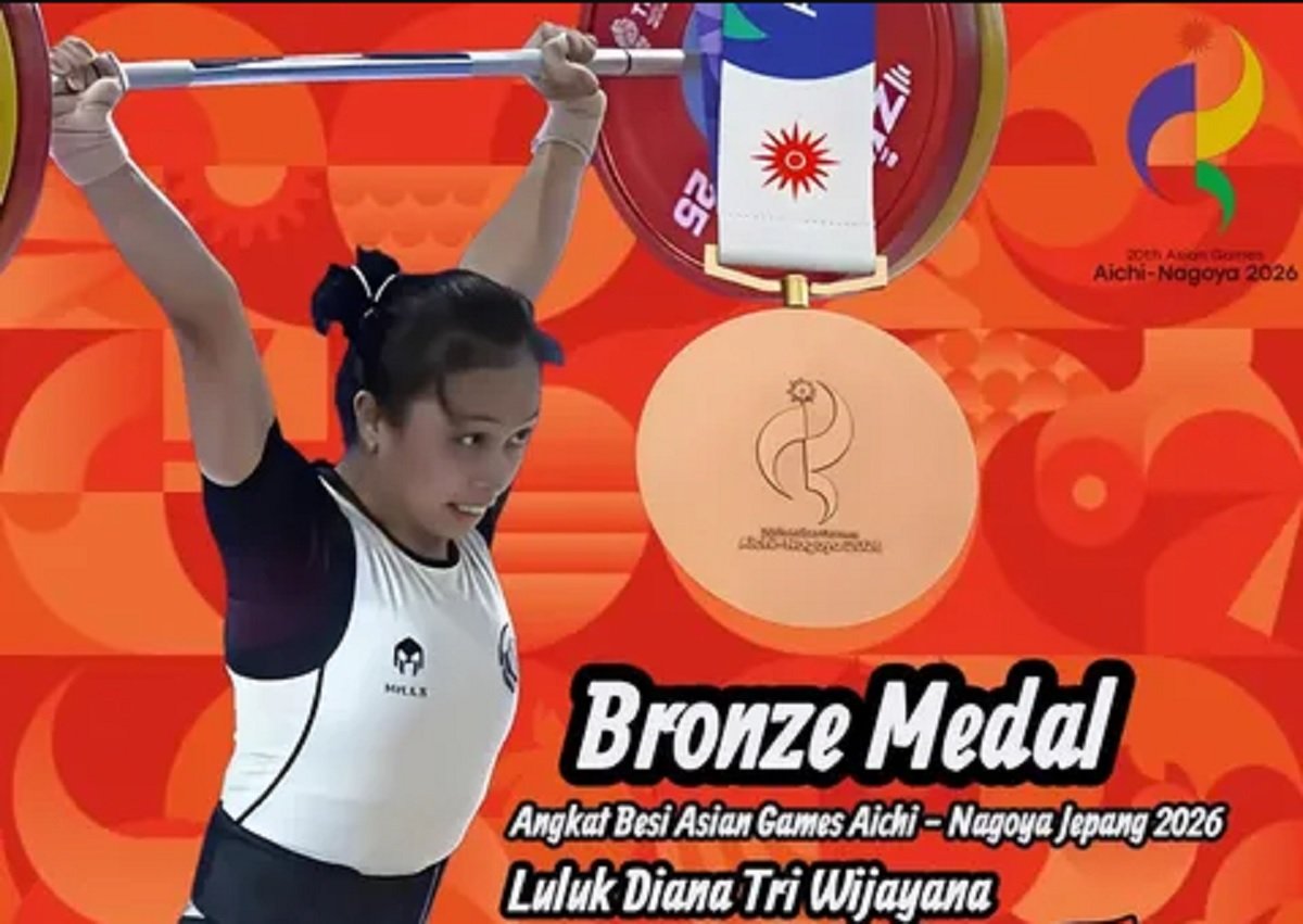 Asian Games 2026: Luluk Diana Tri Wijayana Tambah Perunggu dari Cabor Angkat Besi