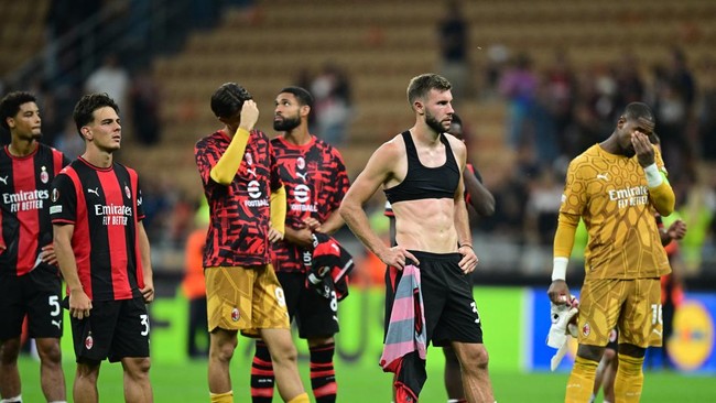 Hasil Liga Europa: AC Milan Takluk 0-2 dari Benfica