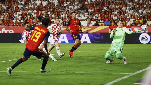Spanyol Vs Kroasia: Yamal Dua Gol, La Furia Roja Menang 4-1
