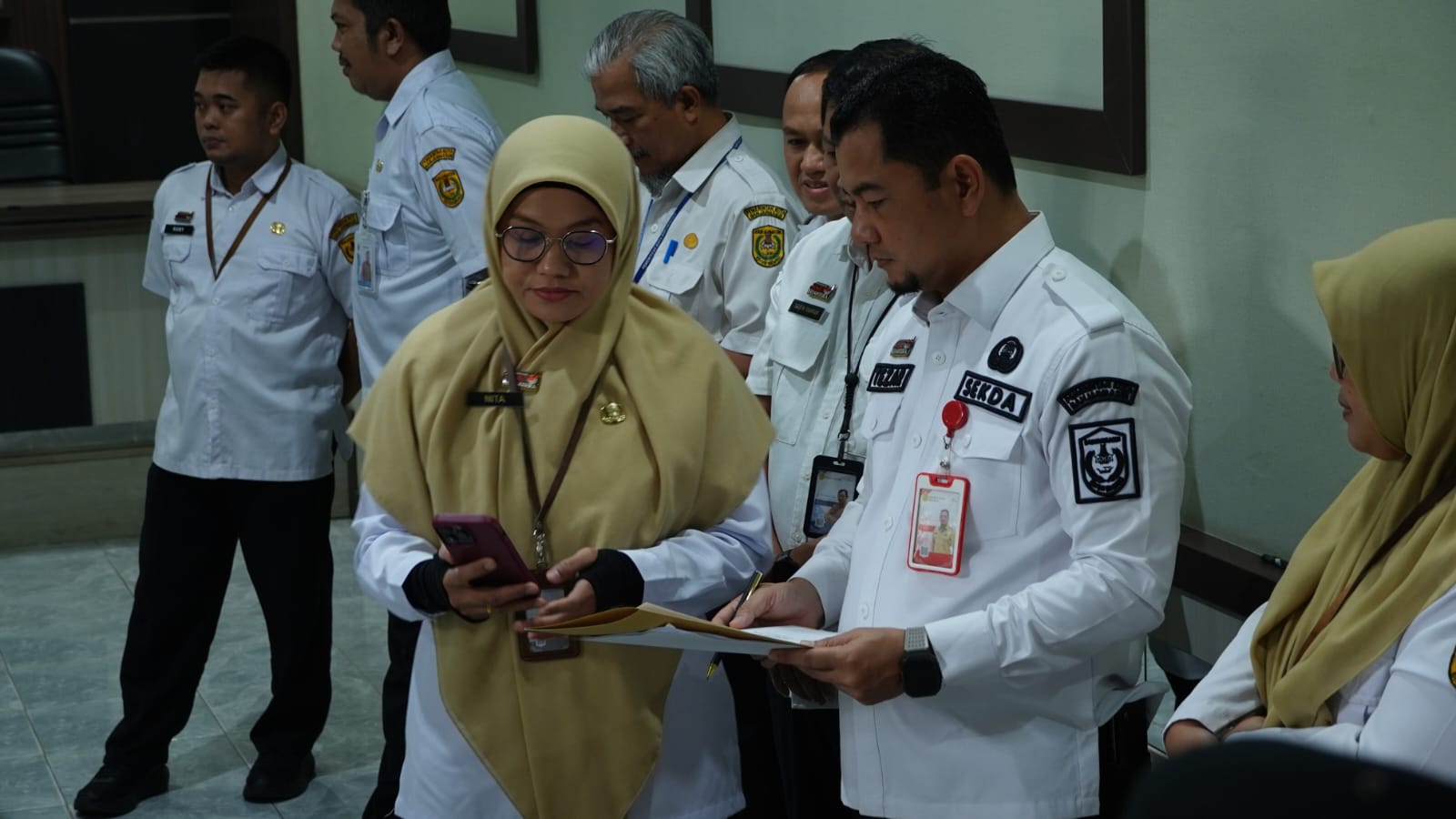 Sekdako Sidak Tiga Kantor di Banjarmasin Barat, Sejumlah Pegawai Ditemukan Belum Berada di Tempat Kerja