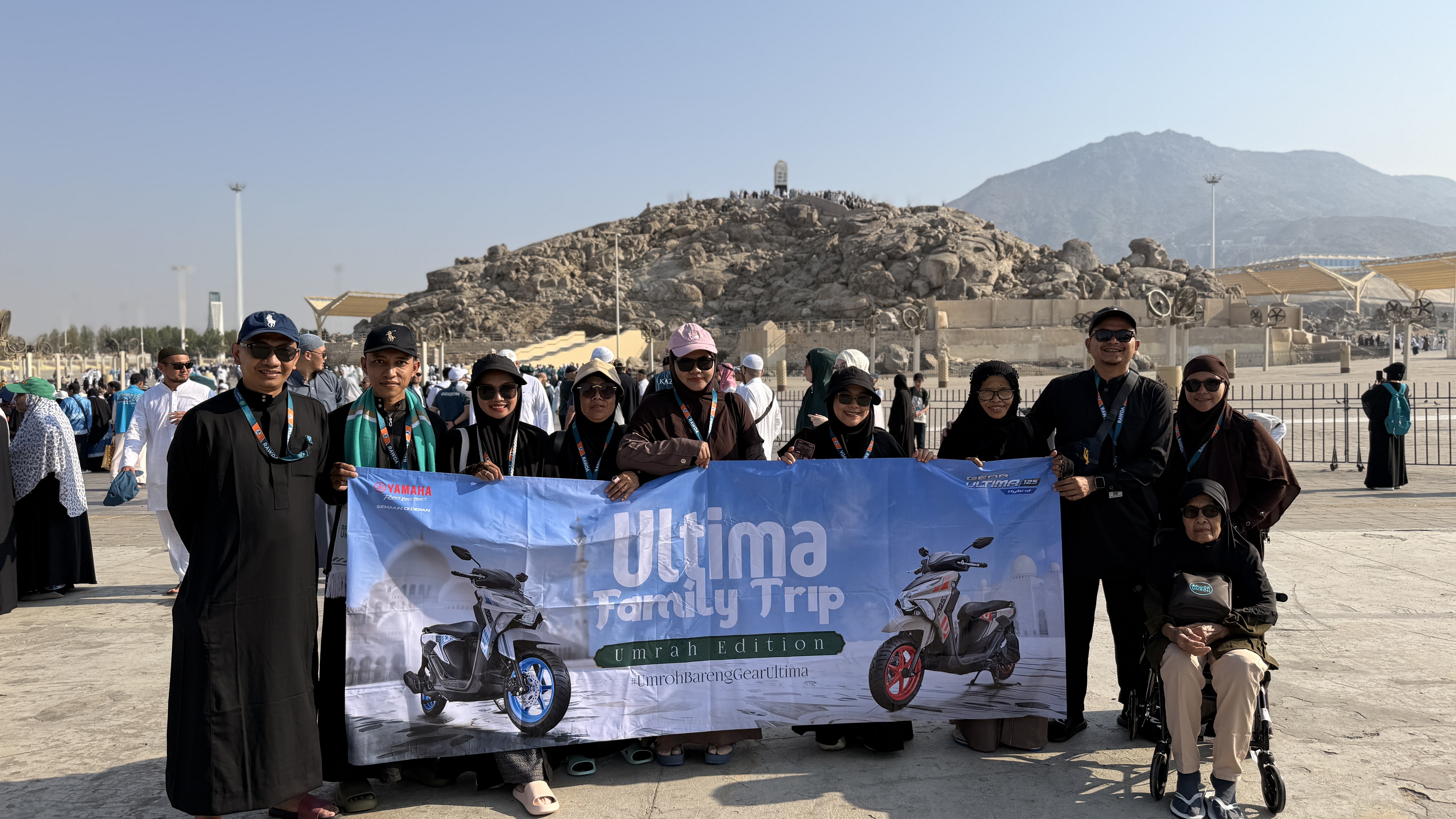 Berawal dari GEAR ULTIMA, Yamaha Berhasil Wujudkan Impian Keluarga Ibadah Umroh