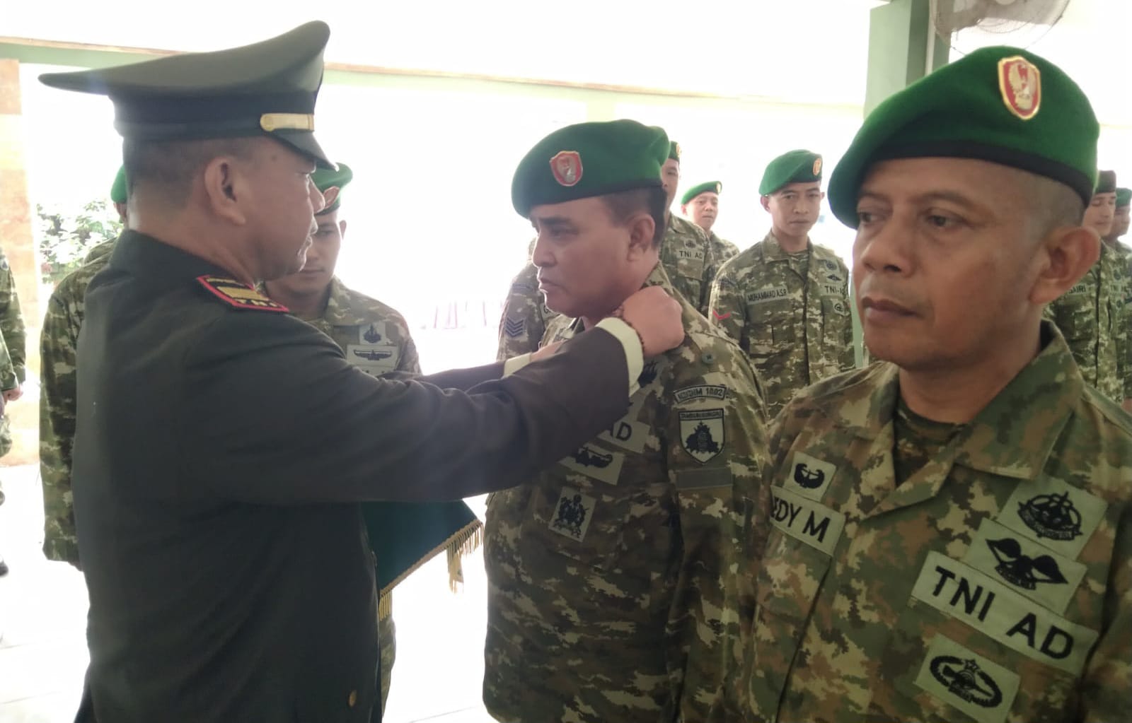 25 Prajurit Kodim HST Naik Pangkat