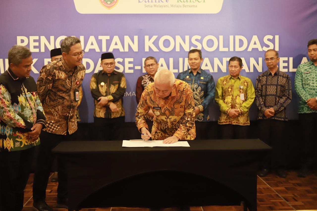 MoU BPR se-Kalsel, Gubernur Muhidin Dorong Penguatan Layanan Pemodalan Masyarakat
