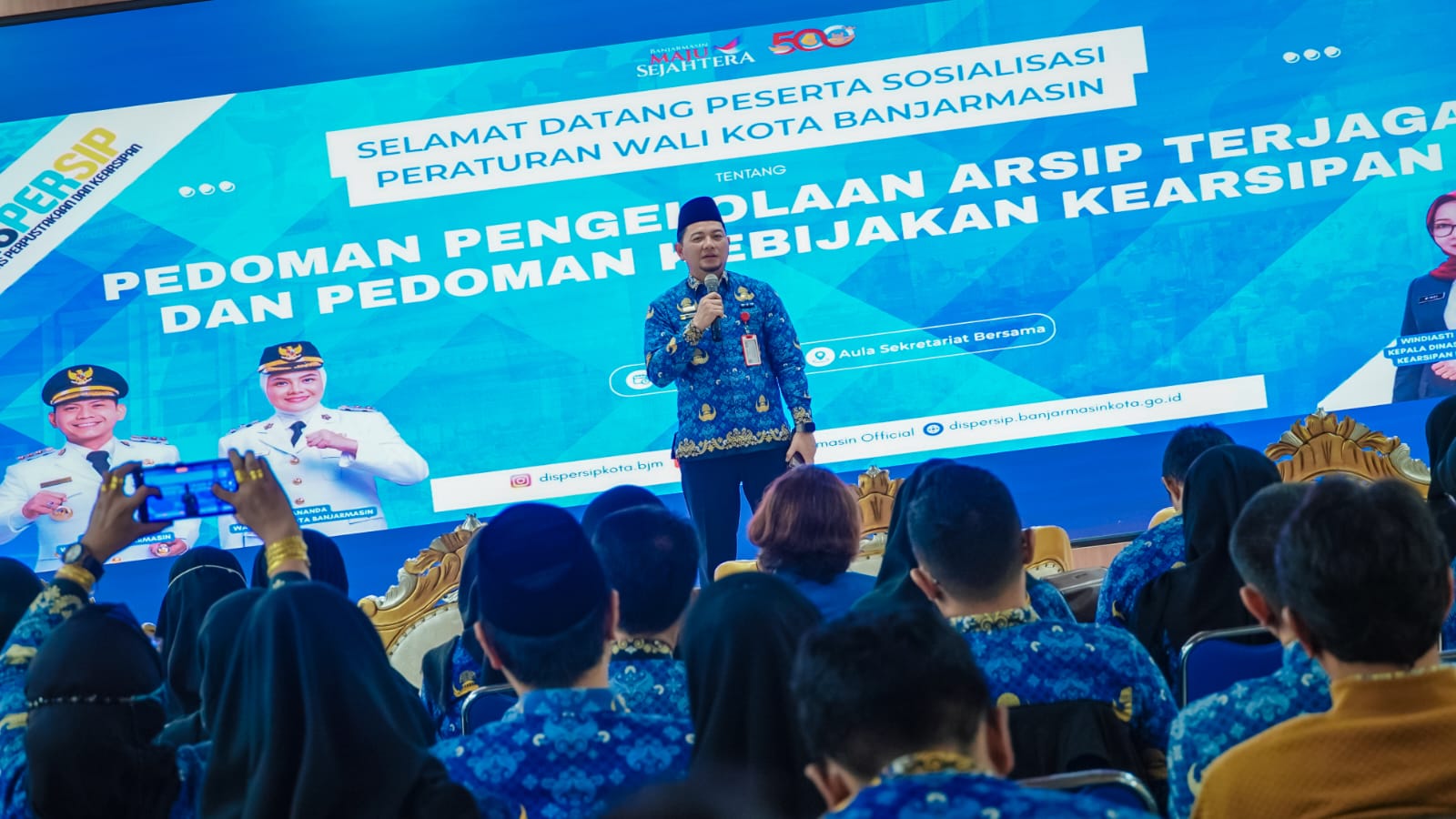 Pemko Banjarmasin Dorong Tertib Pengelolaan Arsip