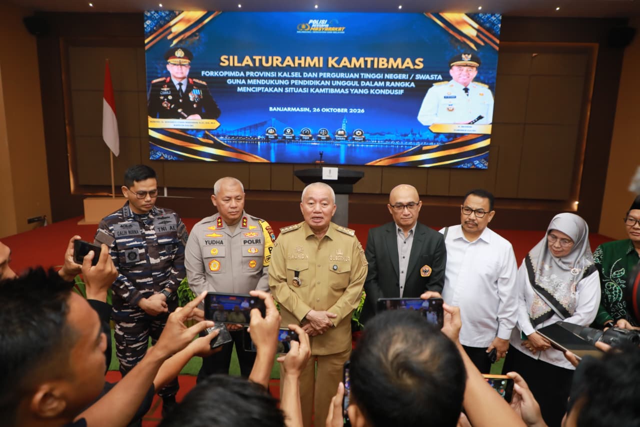 Gubernur Muhidin Dukung Penggunaan Alat Deteksi Dini Karhutla dan Pembentukan Crisis Center ULM