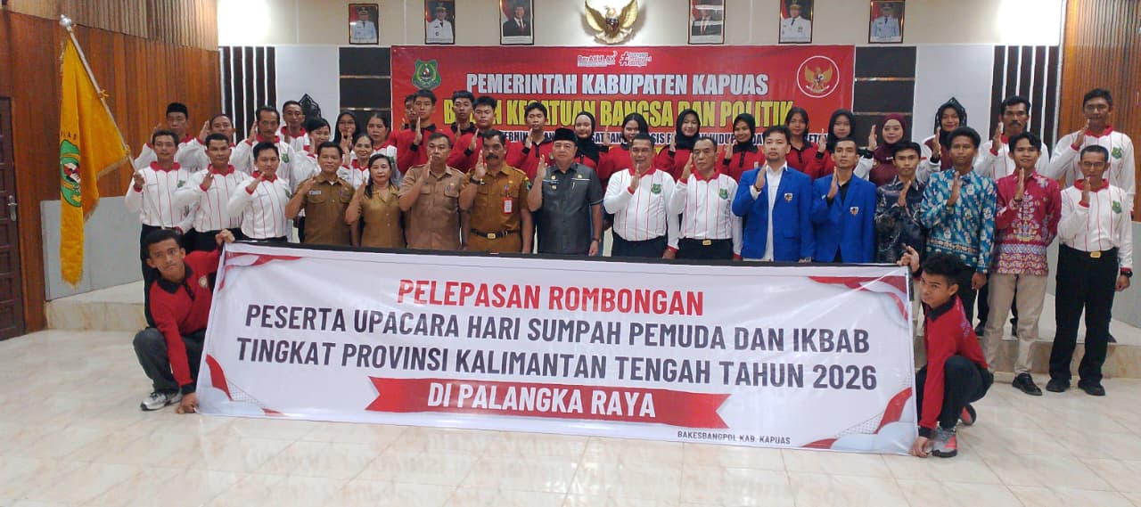 Wabup Kapuas Lepas 52 Peserta HSP Ke-98 dan IKBAB 2026