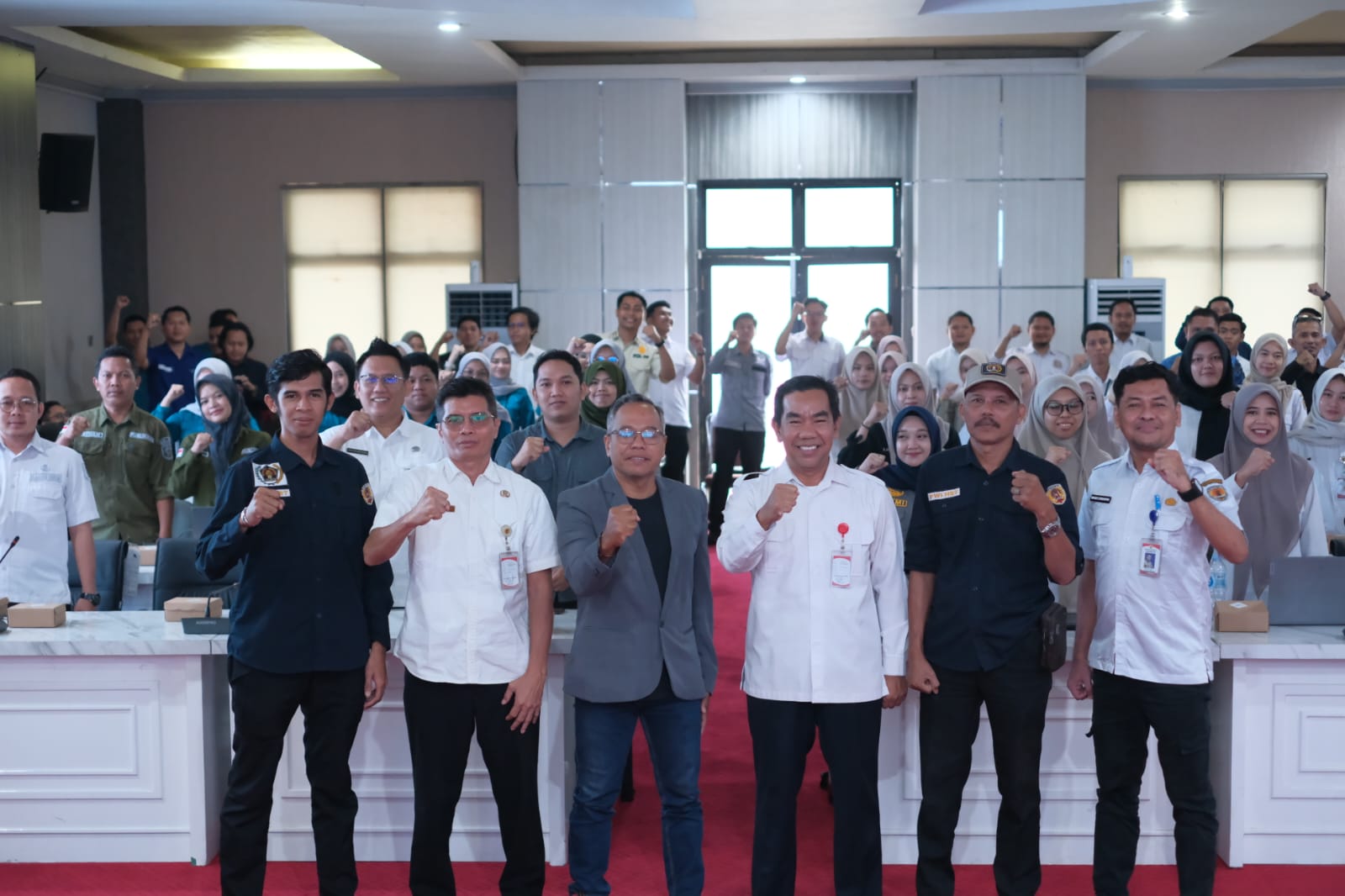 Gandeng Diskominfo dan RSUD H Damanhuri, PWI HST Gelar Bimtek Jurnalistik Kehumasan