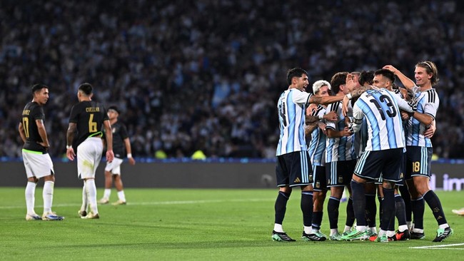 Laga Perdana usai Era Messi Berakhir, Argentina Hancurkan Bolivia 4-0