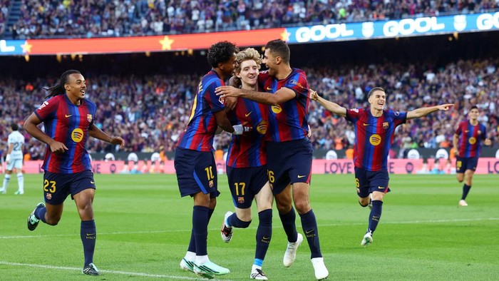 Barcelona vs Getafe: Menang 3-0, Blaugrana Sempurna di Puncak Klasemen