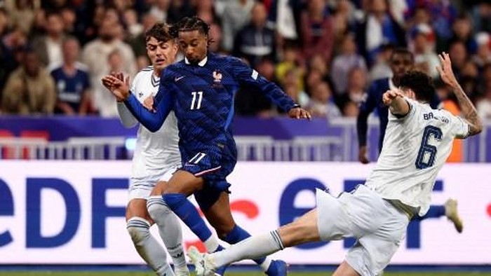 Hasil UEFA Nations League: Ada Kartu Merah, Prancis vs Italia Imbang