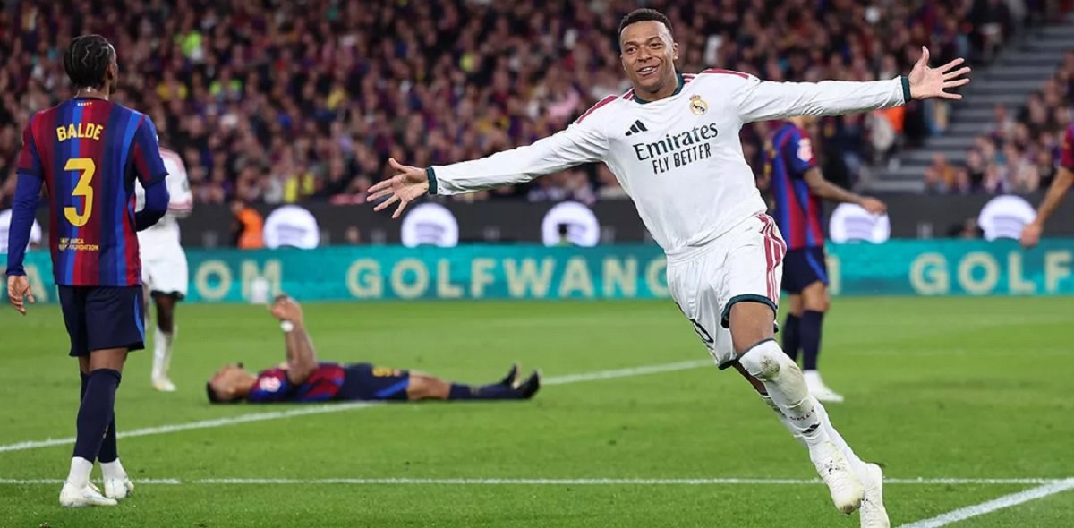 Barcelona vs Real Madrid: Kylian Mbappe On Fire, Los Blancos Menang 2-1!H