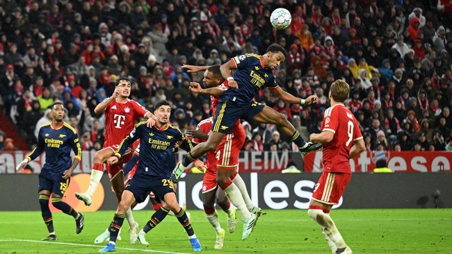 Liga Champions: Berbalas Gol, Bayern Munchen Seri Lawan Arsenal