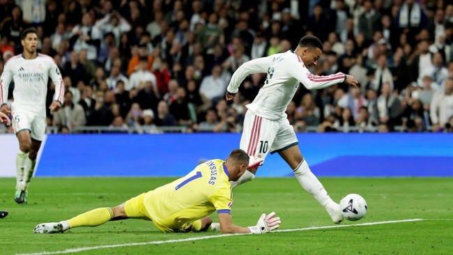 Hasil Liga Spanyol: Mbappe 2 Gol, Madrid Ganas Sikat Sevilla 4-1